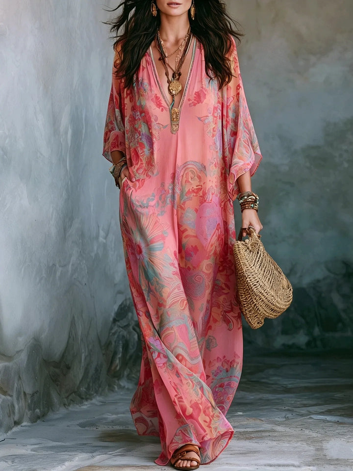 Aurélie Bohemian Maxi Dress