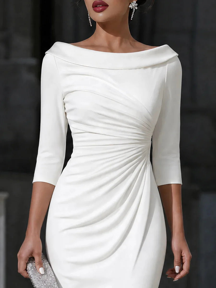 Amelie Ruched Sheath Dress