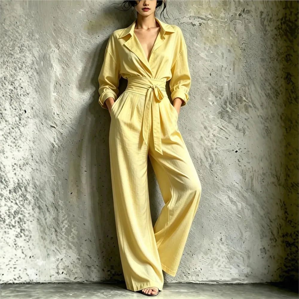 Eloise Tailored Wide Leg Jumpsuit