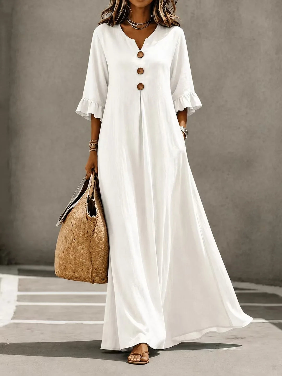 Naomi Relaxed Pocket Maxi Dress