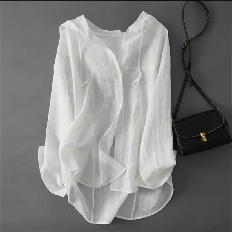 Lucienne Hooded Sun Shirt