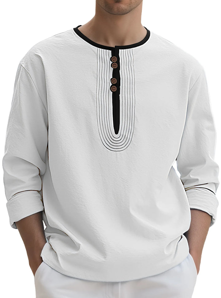 Holden Long Sleeve Henley Shirt