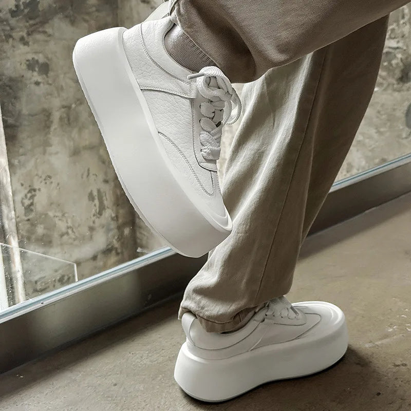 Mercer Wide Lace Platform Sneakers