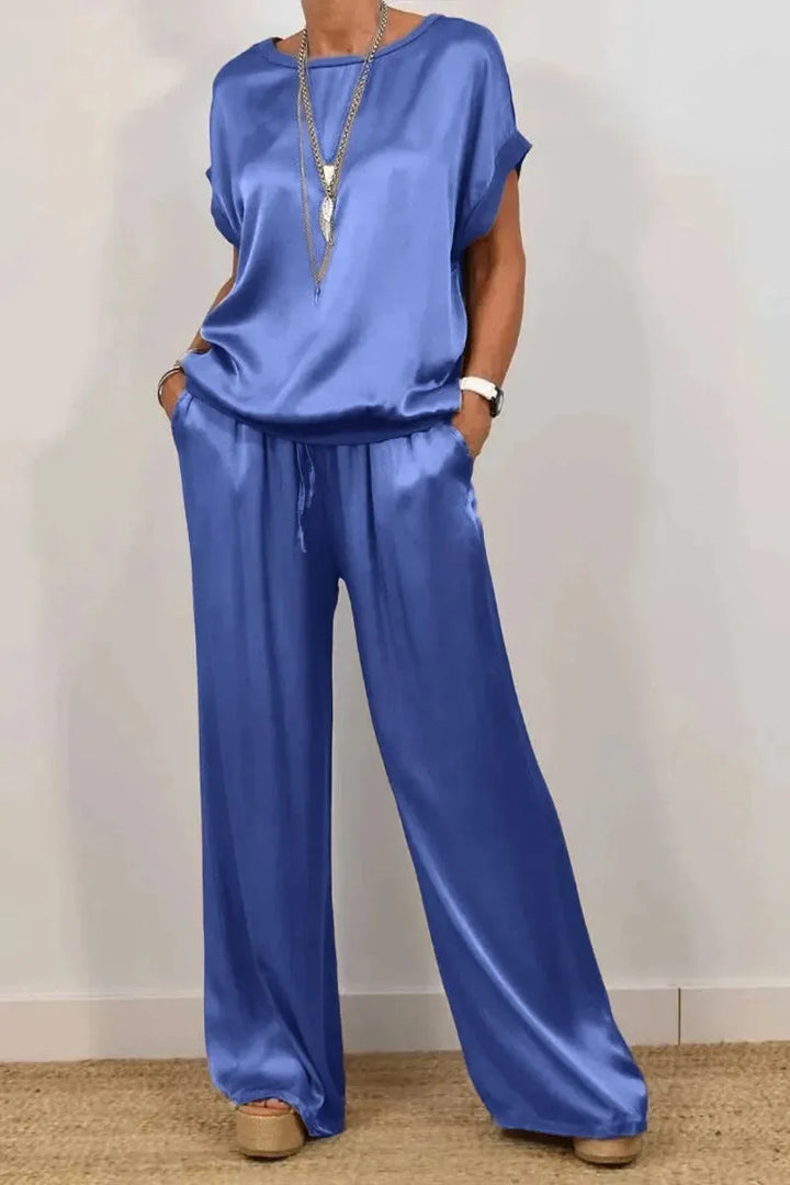Amelie Silky Lounge Set