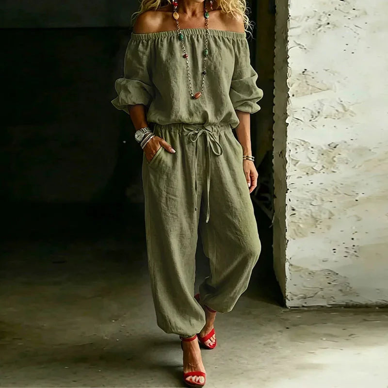 Shannon Off Shoulder Jumpsuit