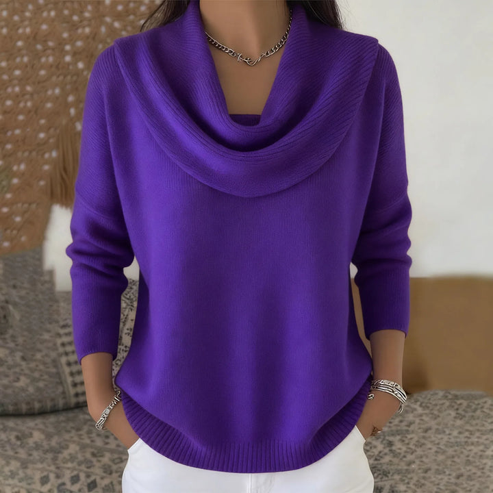 Lorelei Cowl Neck Knit Sweater
