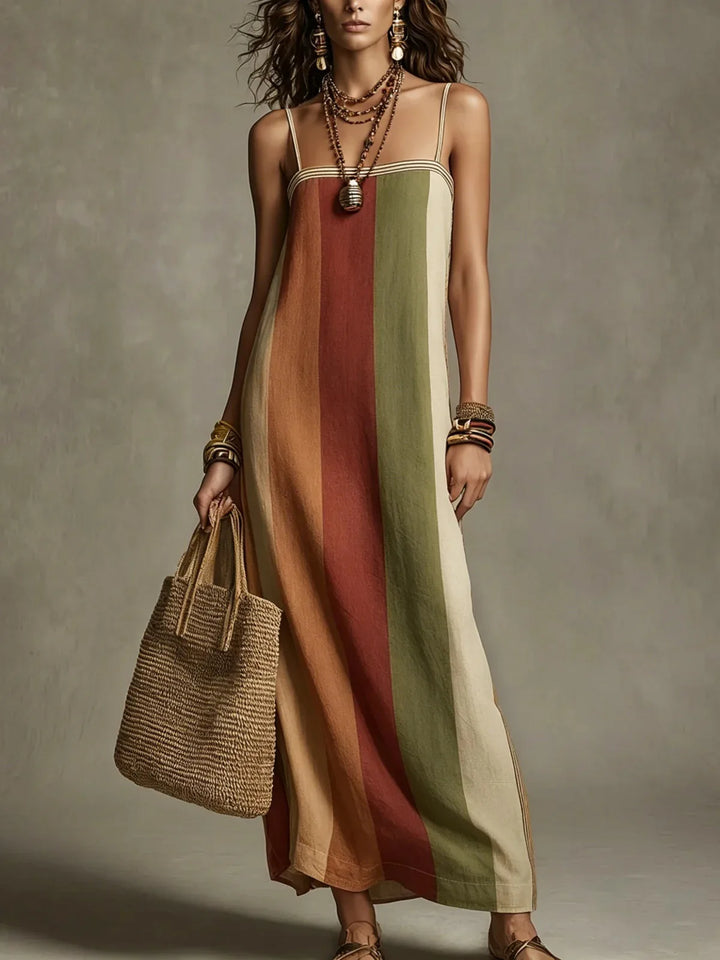 Everly Elegant Spaghetti Strap Maxi Dress