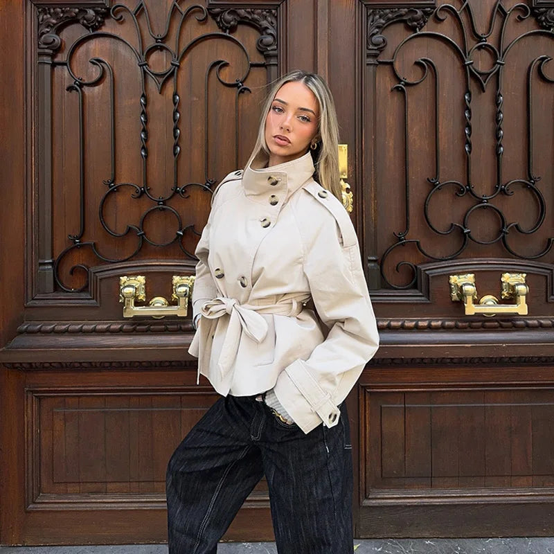 Marisol Double Breasted Trench
