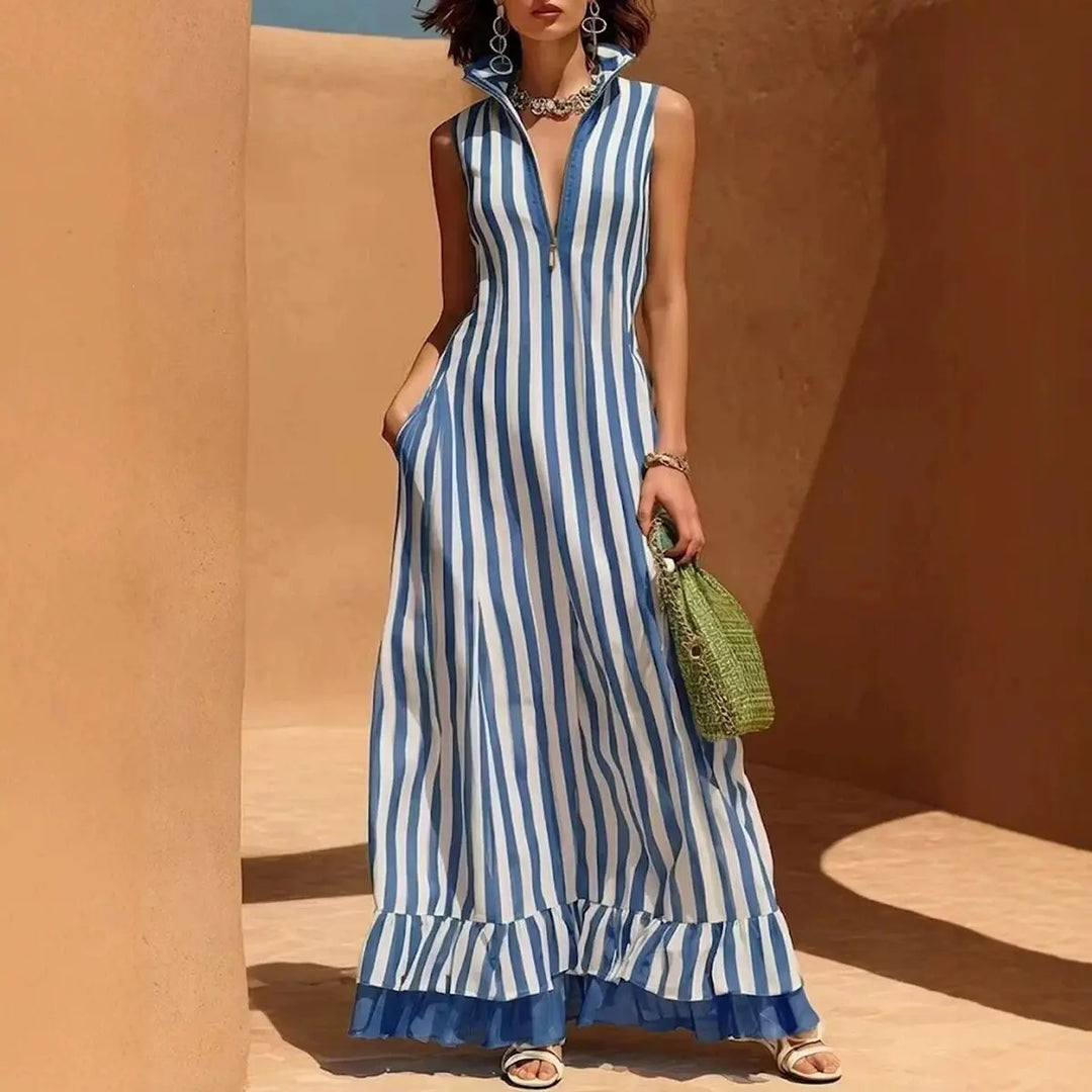 Juliette Striped Maxi Dress