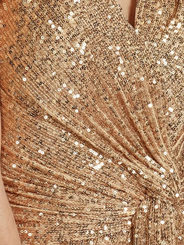 Katherine Sequin Evening Wedding Guest Dress