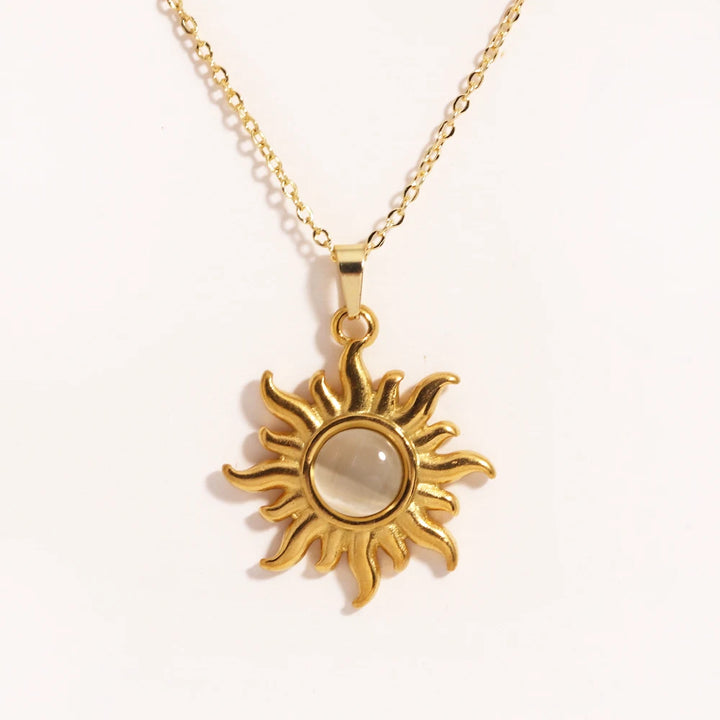 Aurora Spiral Sun Pendant