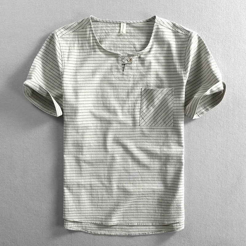 Hafford Cotton Stripe Tee Shirt