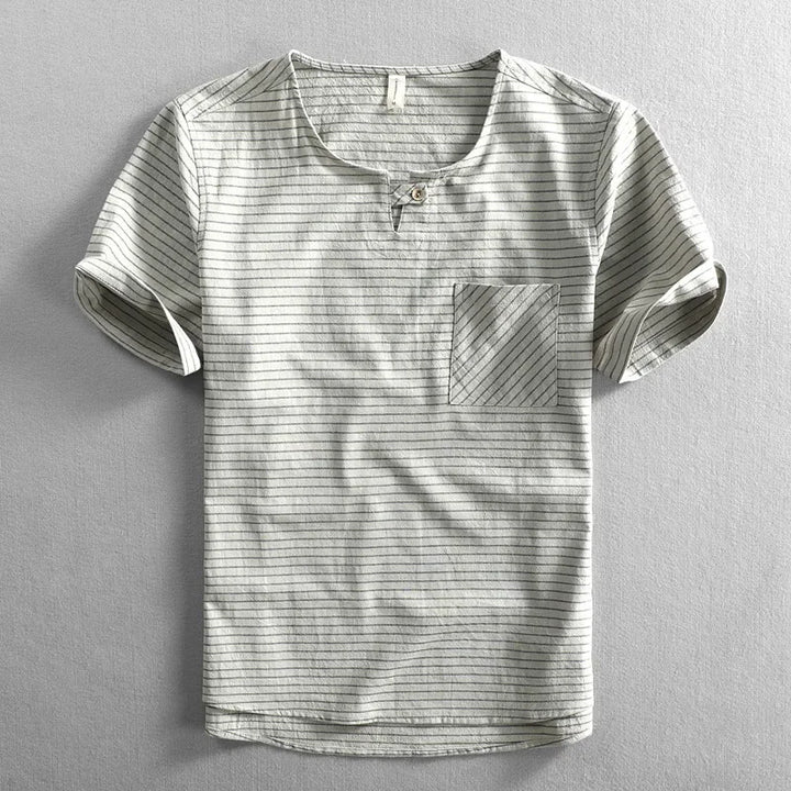 Hafford Cotton Stripe Tee Shirt