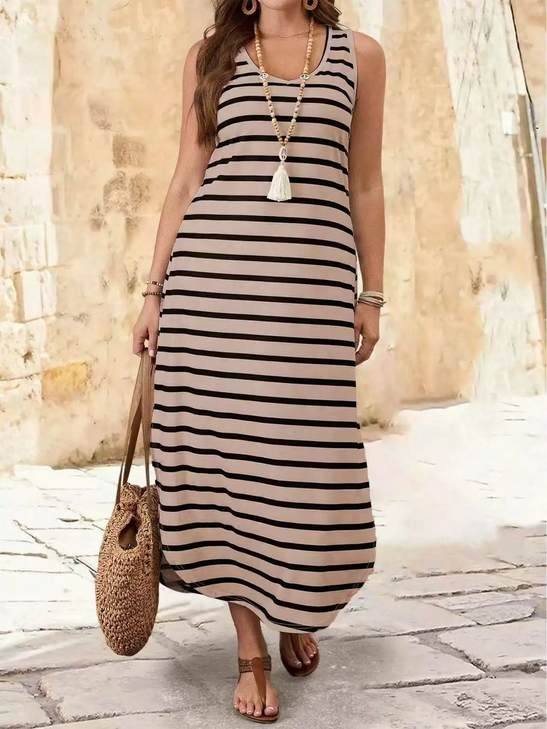 Harper Comfortable Sleeveless Summer Maxi Dress