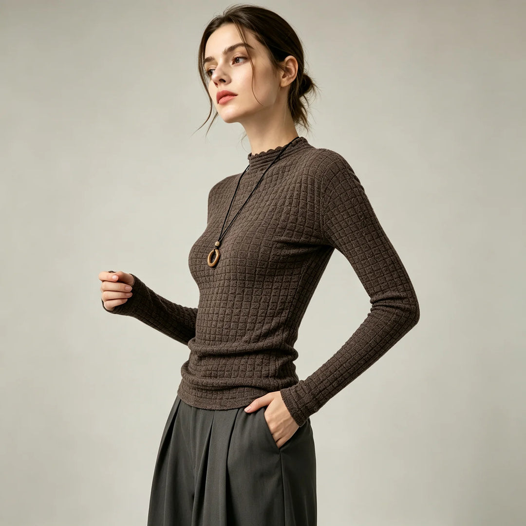 Vivienne Waffle Knit Top
