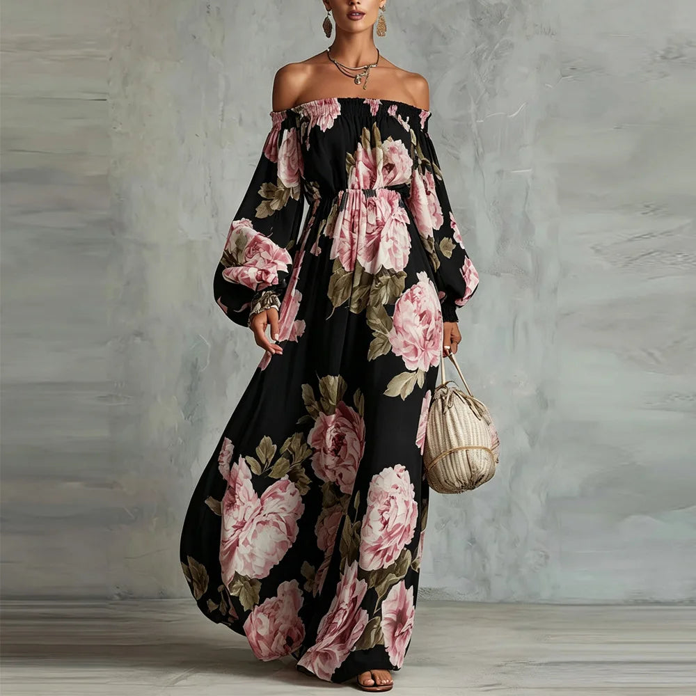 Sydney Off Shoulder Wedding Guest Dress