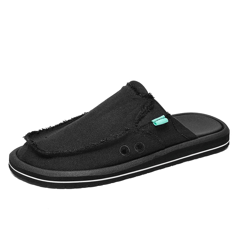 Sawyer Canvas Mule Slippers