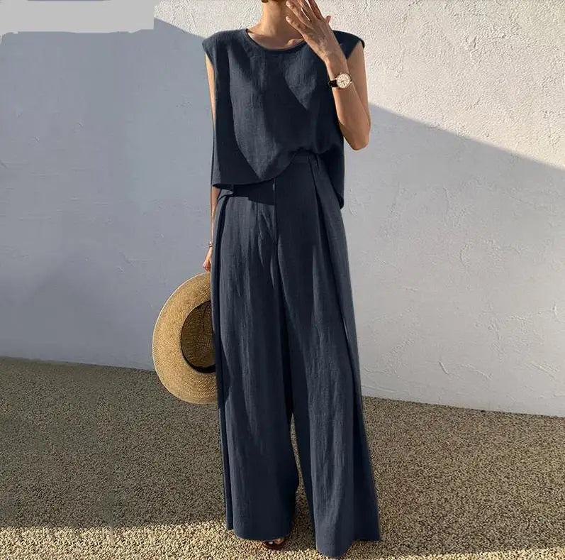 Quinn Chic Relaxed Linen Set