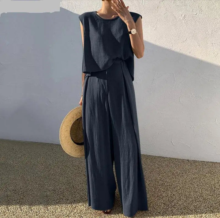 Quinn Chic Relaxed Linen Set