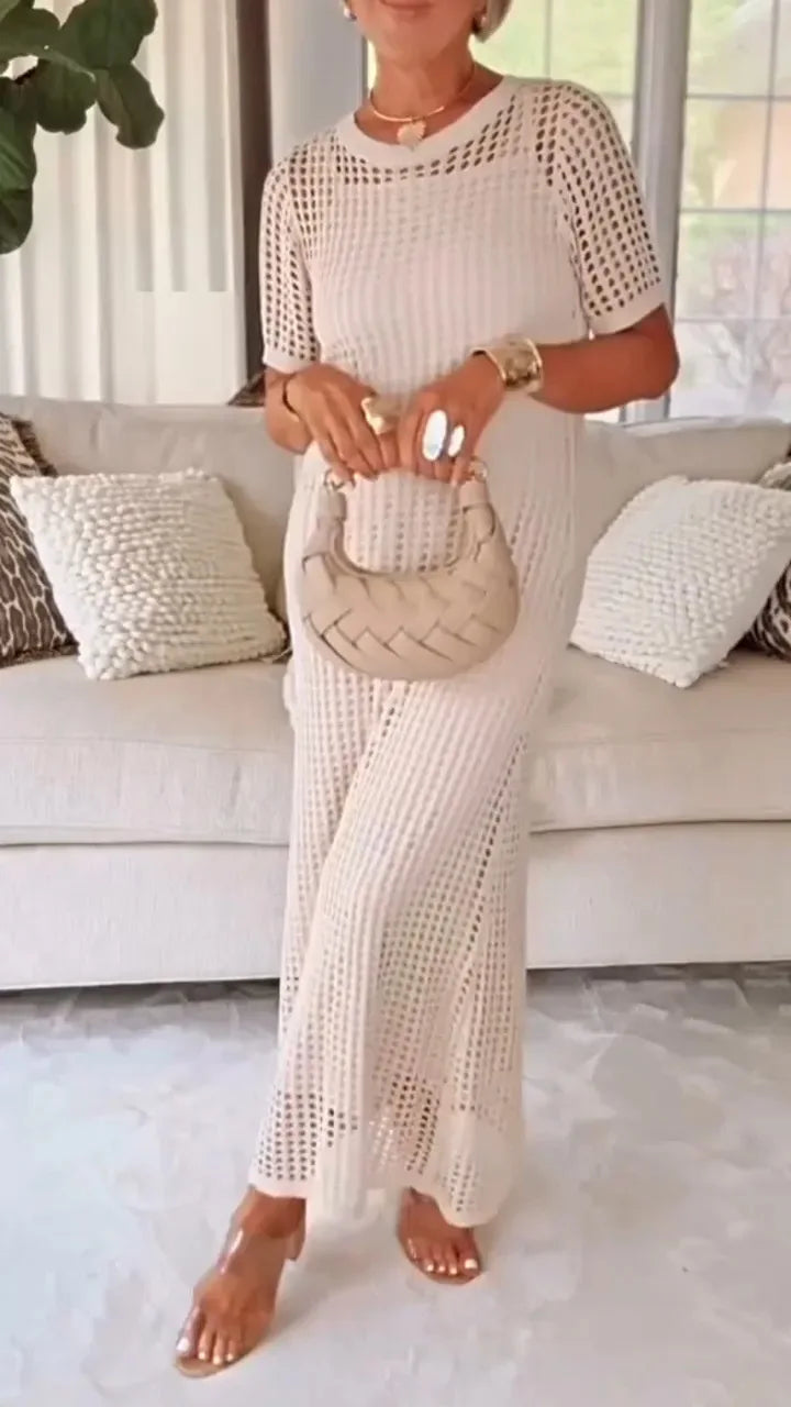 Bethany Breathable Knit Maxi Dress