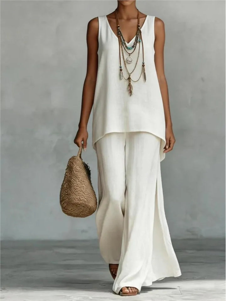 Minea Wide Leg Matching Set
