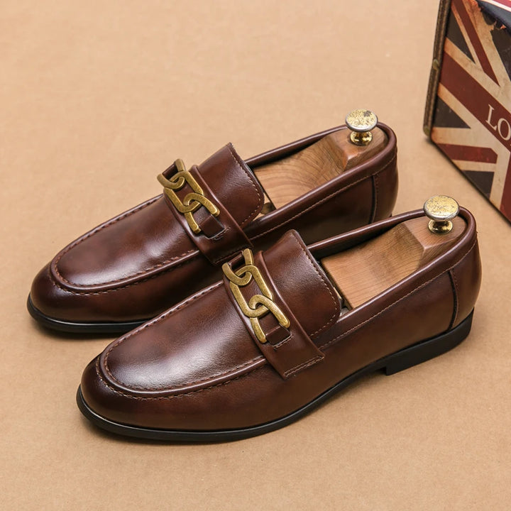Owen Leather Dress Loafers