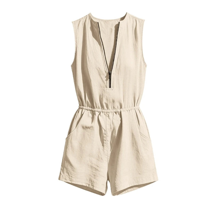 Bailey Relaxed Zip Front Romper
