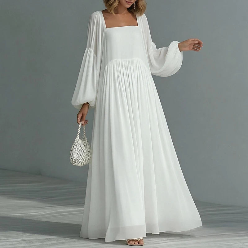 Bellamy Square Neck Wedding Guest Dress