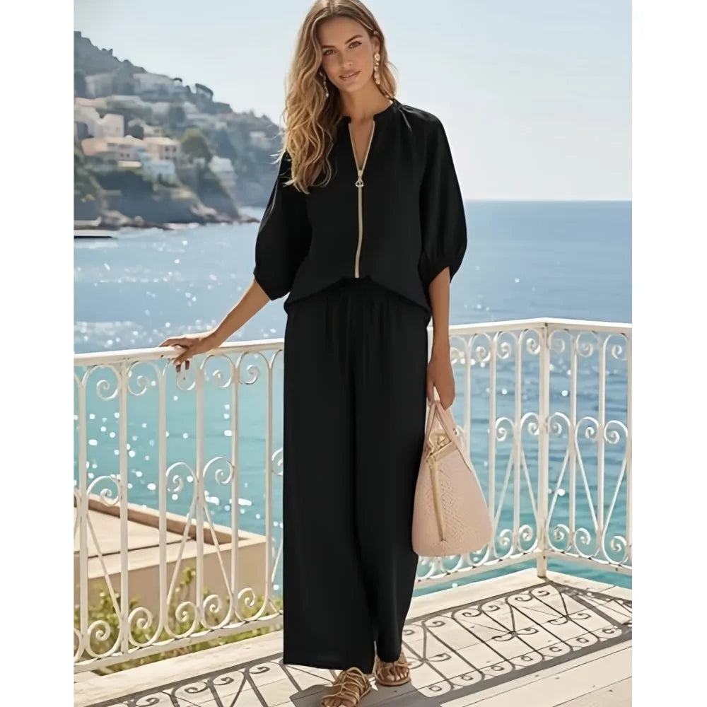 Cambria Relaxed Trouser Set