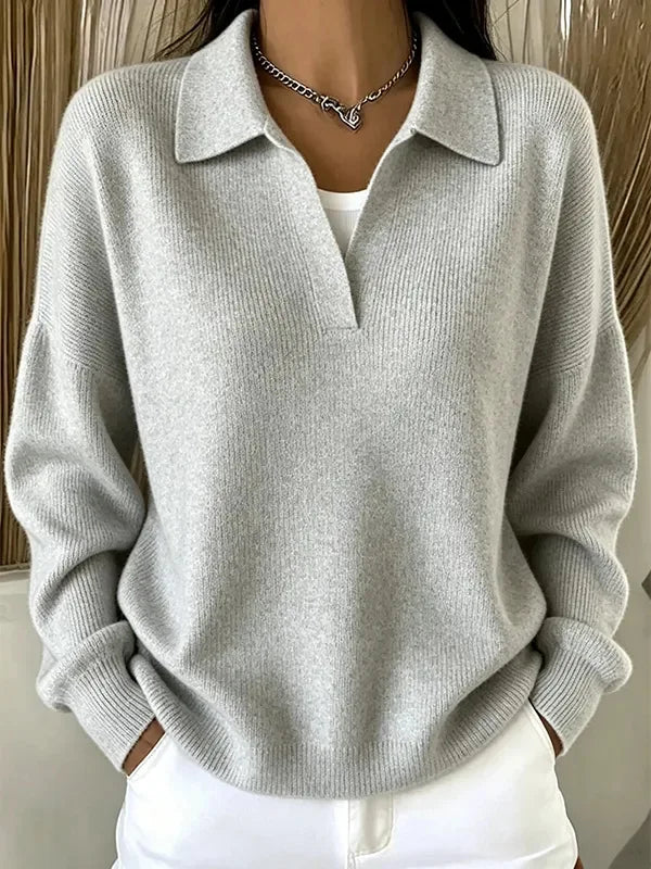 Bianca Ribbed Knit Polo