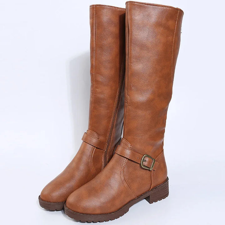 Elaine Side Zip Riding Boots