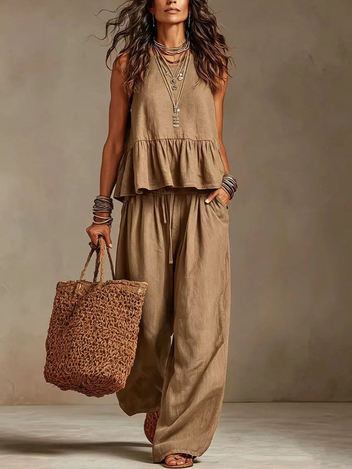 Jillian Ruffle Everyday Matching Set