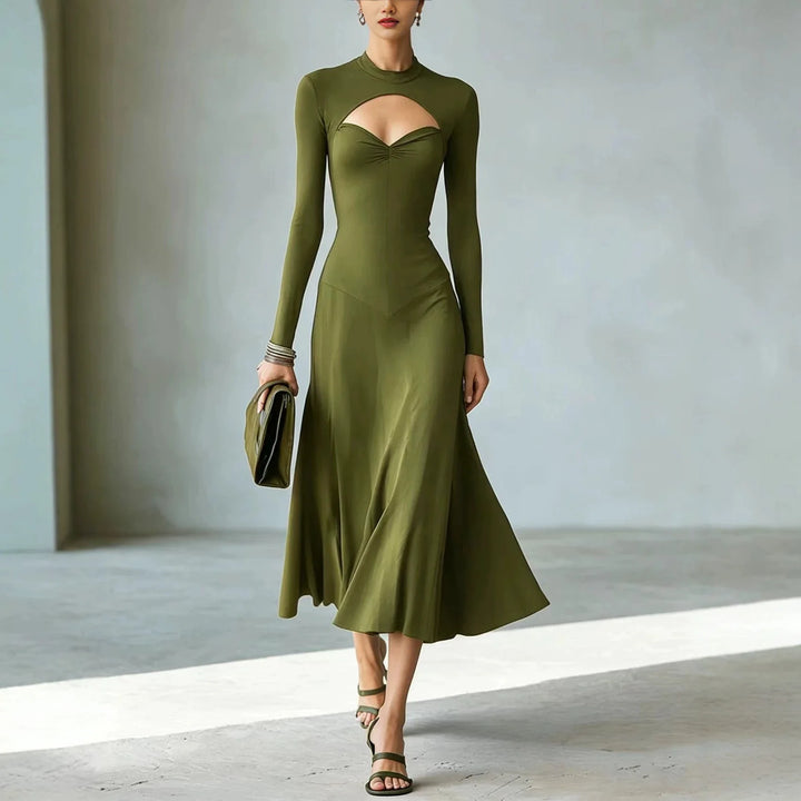 Lydia Cutout Front Midi Dress