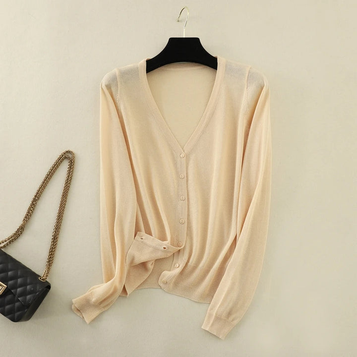 Lysandra Ice Silk Cardigan