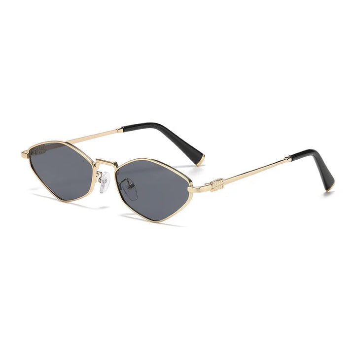 Monica Geometric Metal Sunglasses