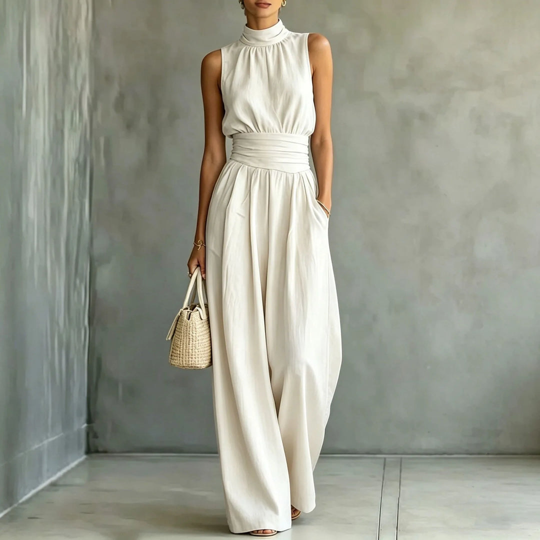 Angeline Sleeveless Wide Leg Jumpsuit