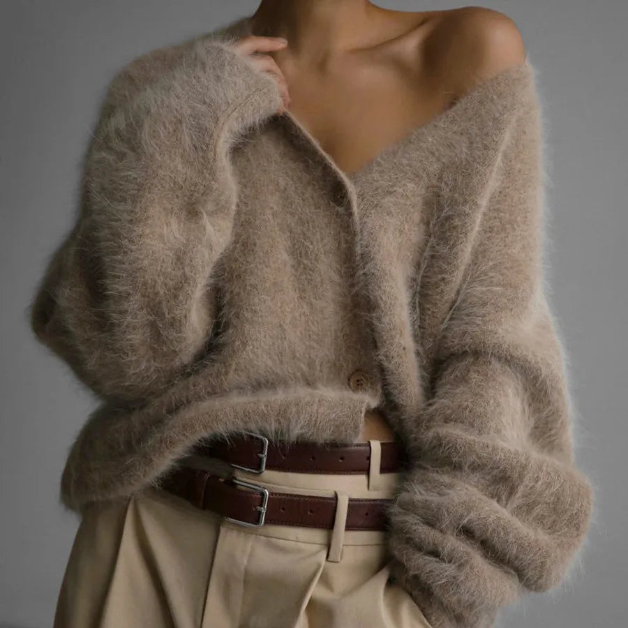 Fenella Soft Mink Cardigan