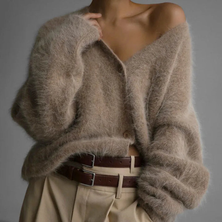 Fenella Soft Mink Cardigan