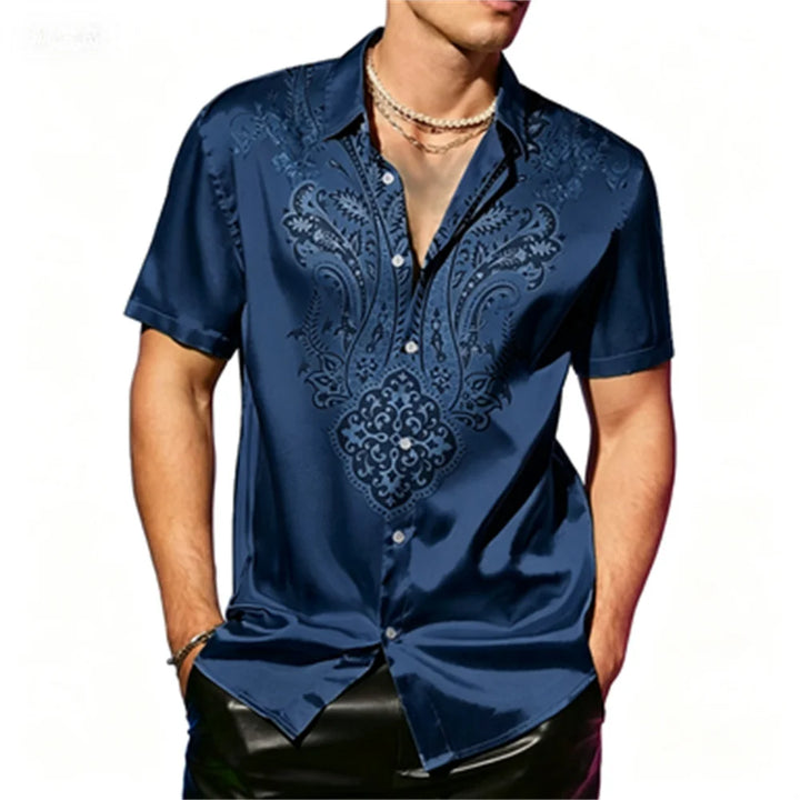 Colton Relaxed Fit Paisley Button Shirt