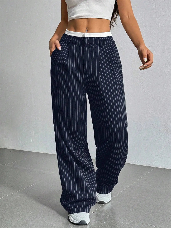 Jolie Classic Striped Pants