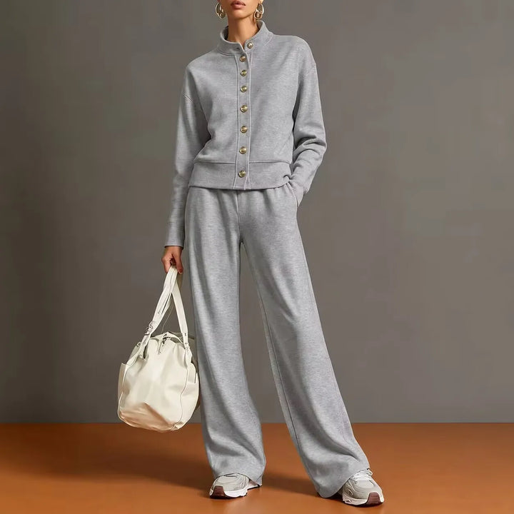 Bianca Button Front Pant Set