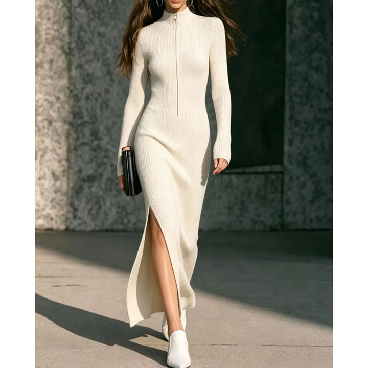 Nerissa Ribbed Long Dress