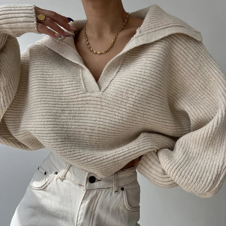 Maris Ribbed Knit Sweater