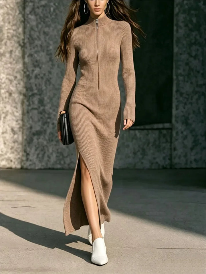 Nerissa Ribbed Long Dress