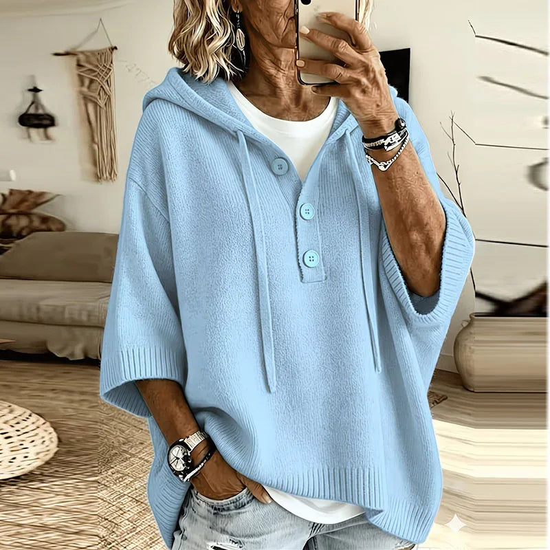 Aveline Hooded Knit Pullover