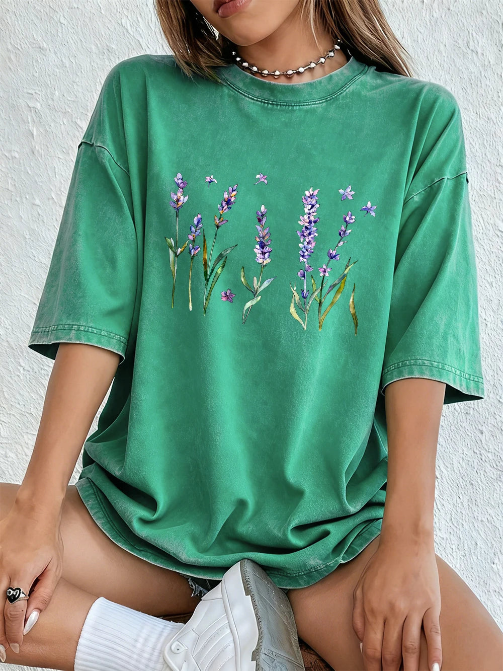 Delilah Oversized Floral Tee