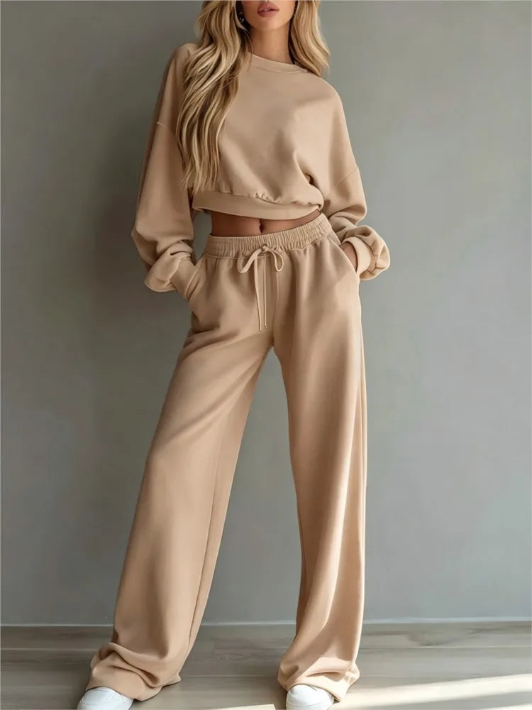 Ainsley Cropped Lounge Set