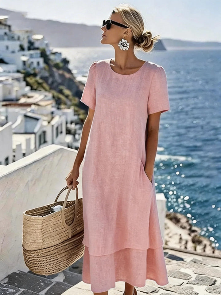 Elara Effortless Comfortable Midi Dress