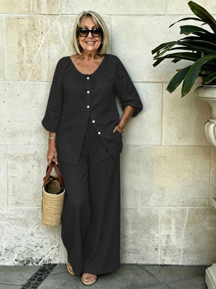 Maeve Summer Relaxed Matching Set