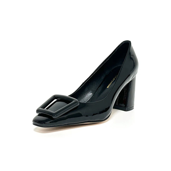 Virelle Elegant Block Heel Shoes